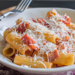 RIGATONI all’AMATRICIANA